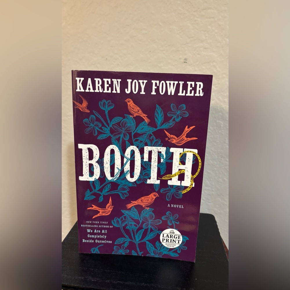 Booth — Purple Large Print Novel